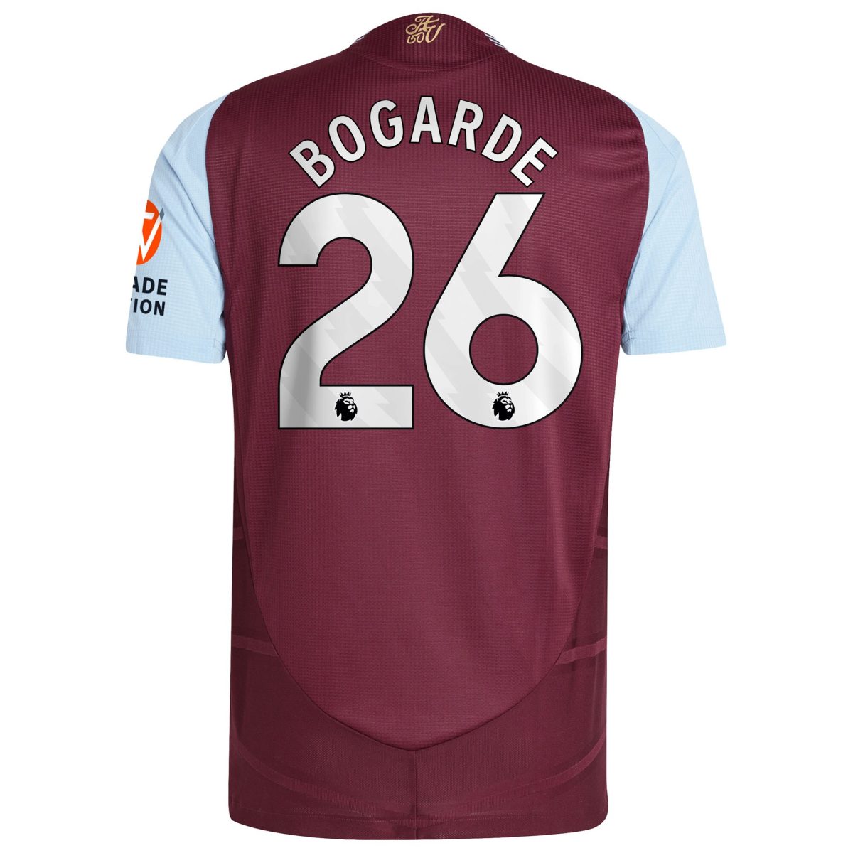 aston villa adidas home authentic shirt 2024-25 with bogarde 26 printing Collection | Authentic Aston Villa Shirts