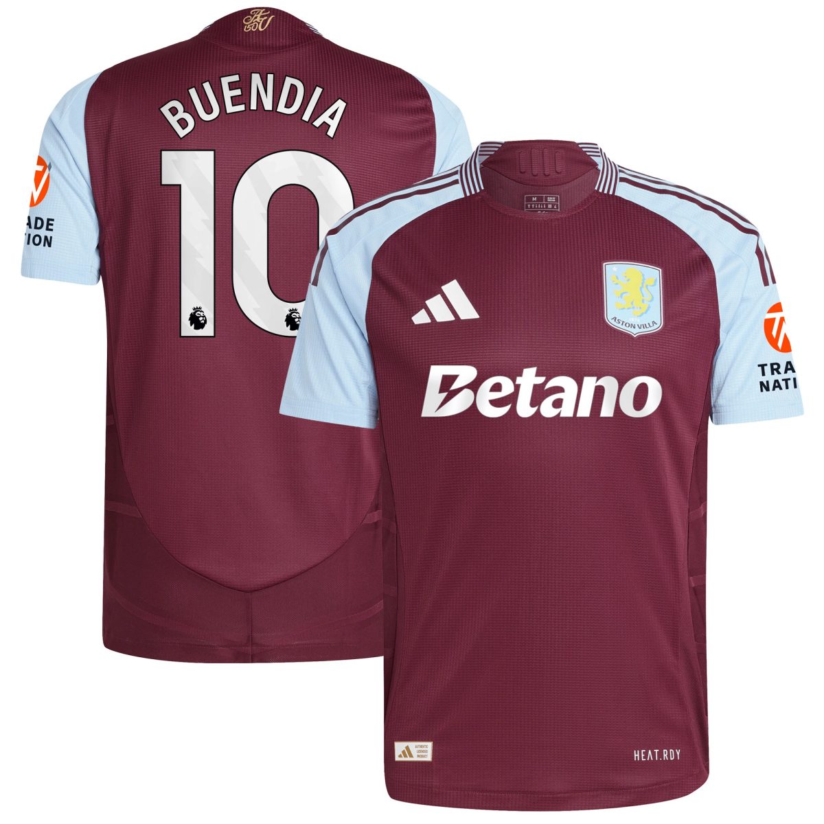 aston villa adidas home authentic shirt 2024-25 with buendia 10 printing Collection | Authentic Aston Villa Shirts