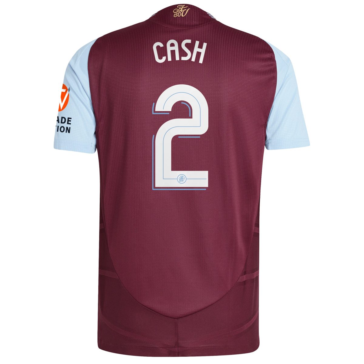 aston villa adidas home authentic shirt 2024-25 with cash 2 cup printing Collection | Authentic Aston Villa Shirts