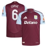 aston villa adidas home authentic shirt 2024-25 with corsie 6 cup printing Collection | Authentic Aston Villa Shirts