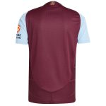 aston villa adidas home authentic shirt 2024-25 with custom printing Collection | Authentic Aston Villa Shirts