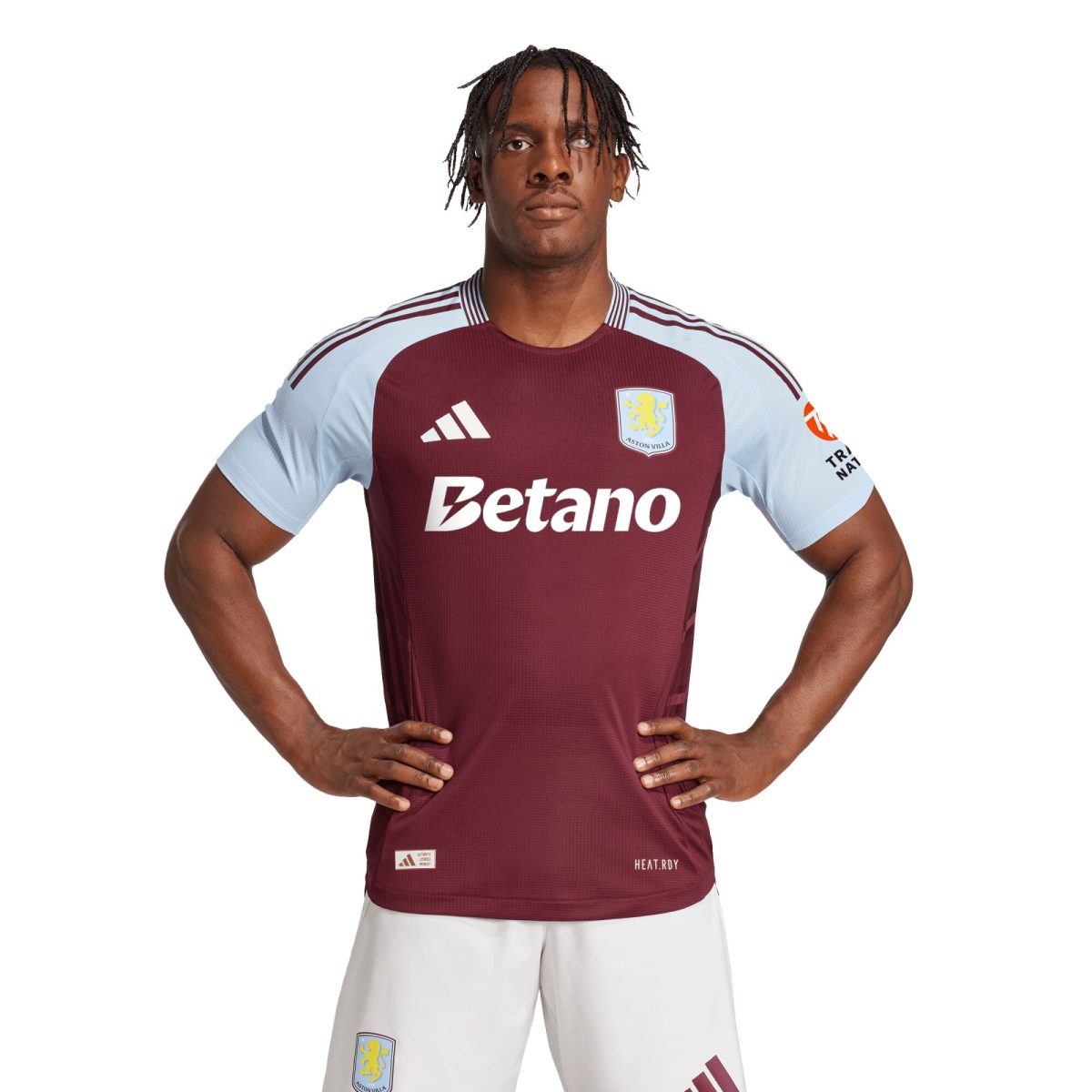 aston villa adidas home authentic shirt 2024-25 with custom printing Collection | Authentic Aston Villa Shirts