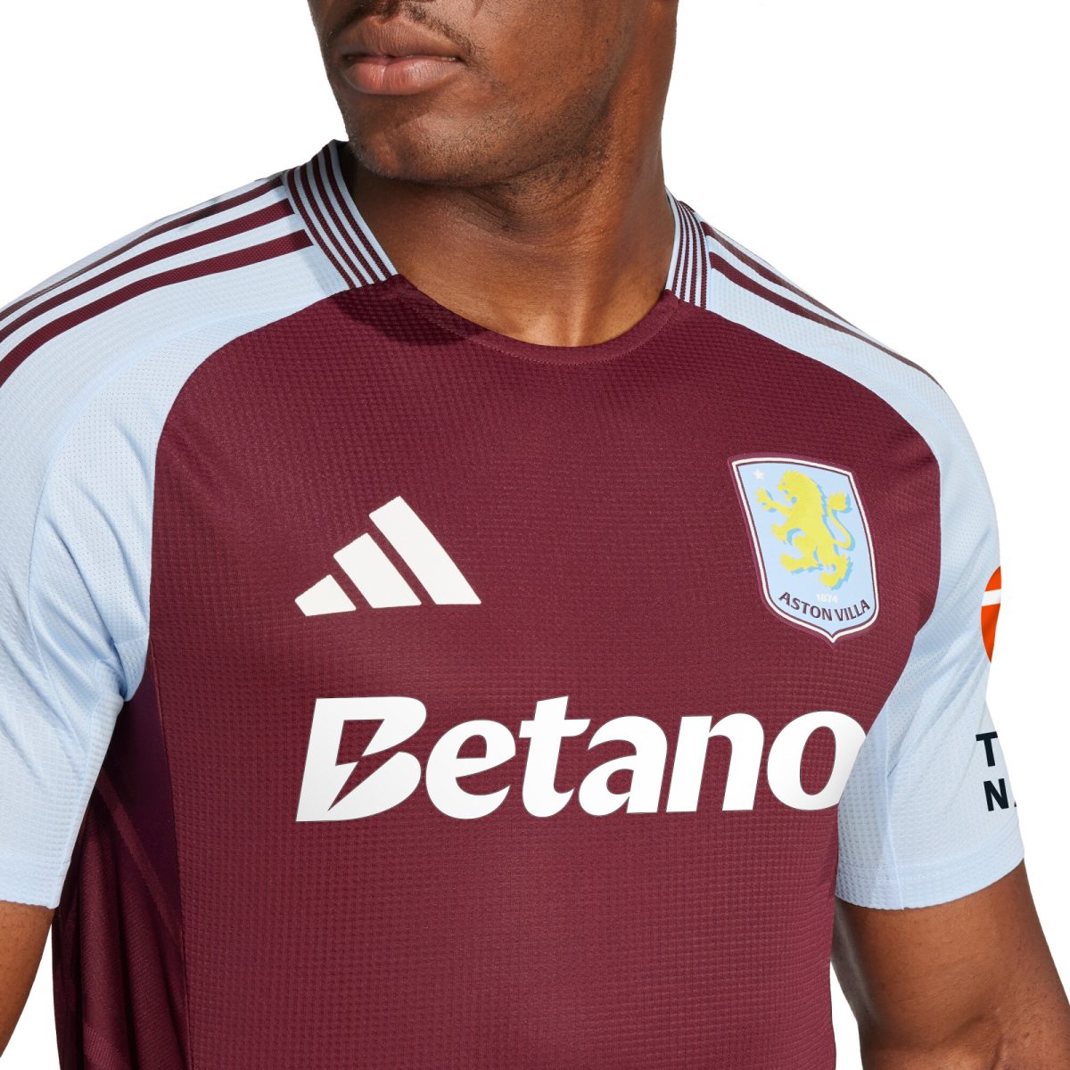 aston villa adidas home authentic shirt 2024-25 with custom printing Collection | Authentic Aston Villa Shirts