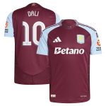 aston villa adidas home authentic shirt 2024-25 with dali 10 cup printing Collection | Authentic Aston Villa Shirts
