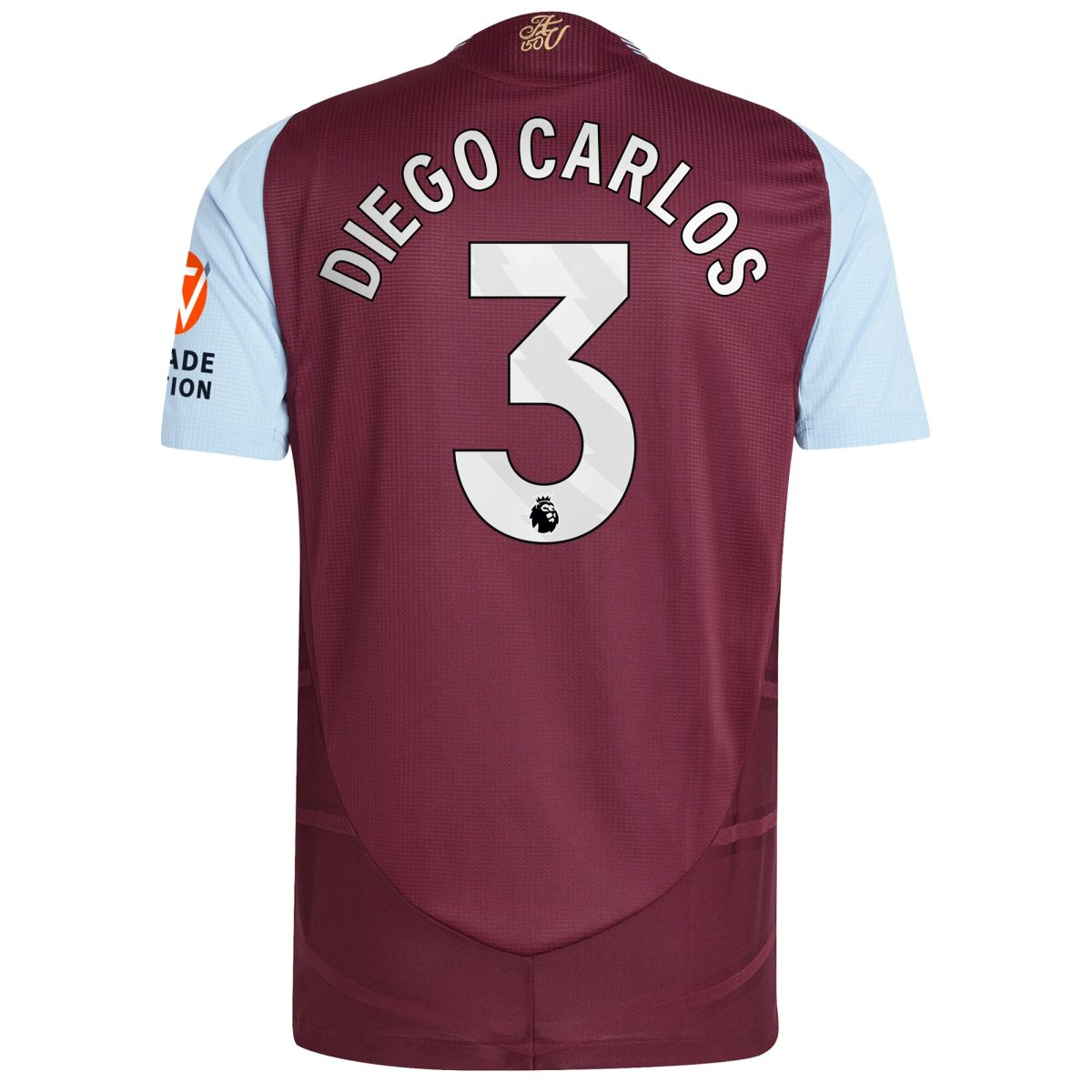 aston villa adidas home authentic shirt 2024-25 with diego carlos 3 printing Collection | Authentic Aston Villa Shirts