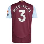 aston villa adidas home authentic shirt 2024-25 with diego carlos 3 printing Collection | Authentic Aston Villa Shirts