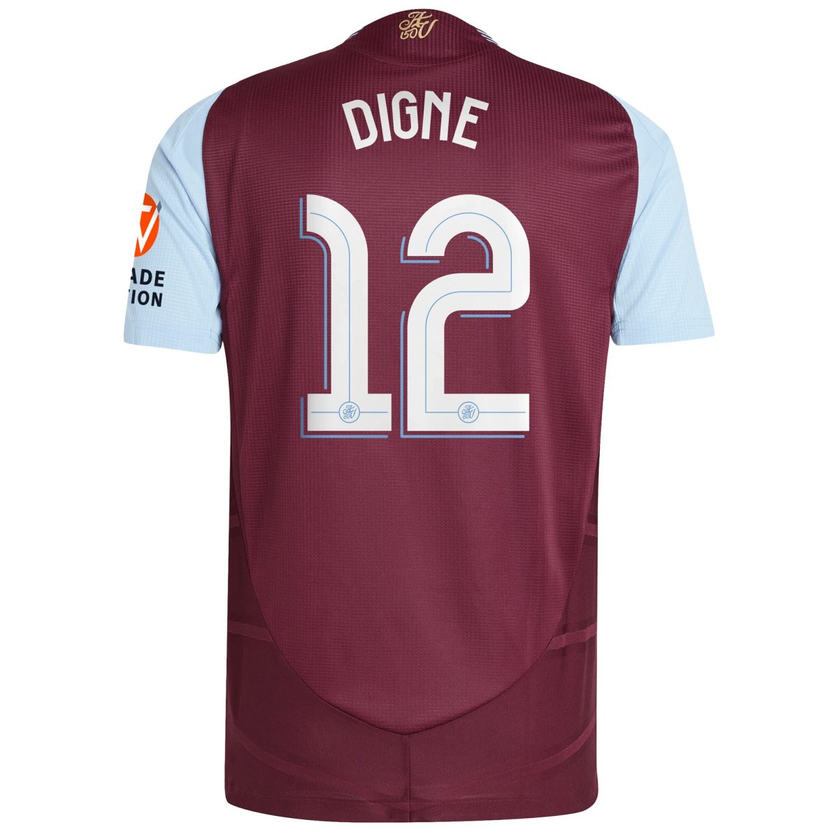 aston villa adidas home authentic shirt 2024-25 with digne 12 cup printing Collection | Authentic Aston Villa Shirts