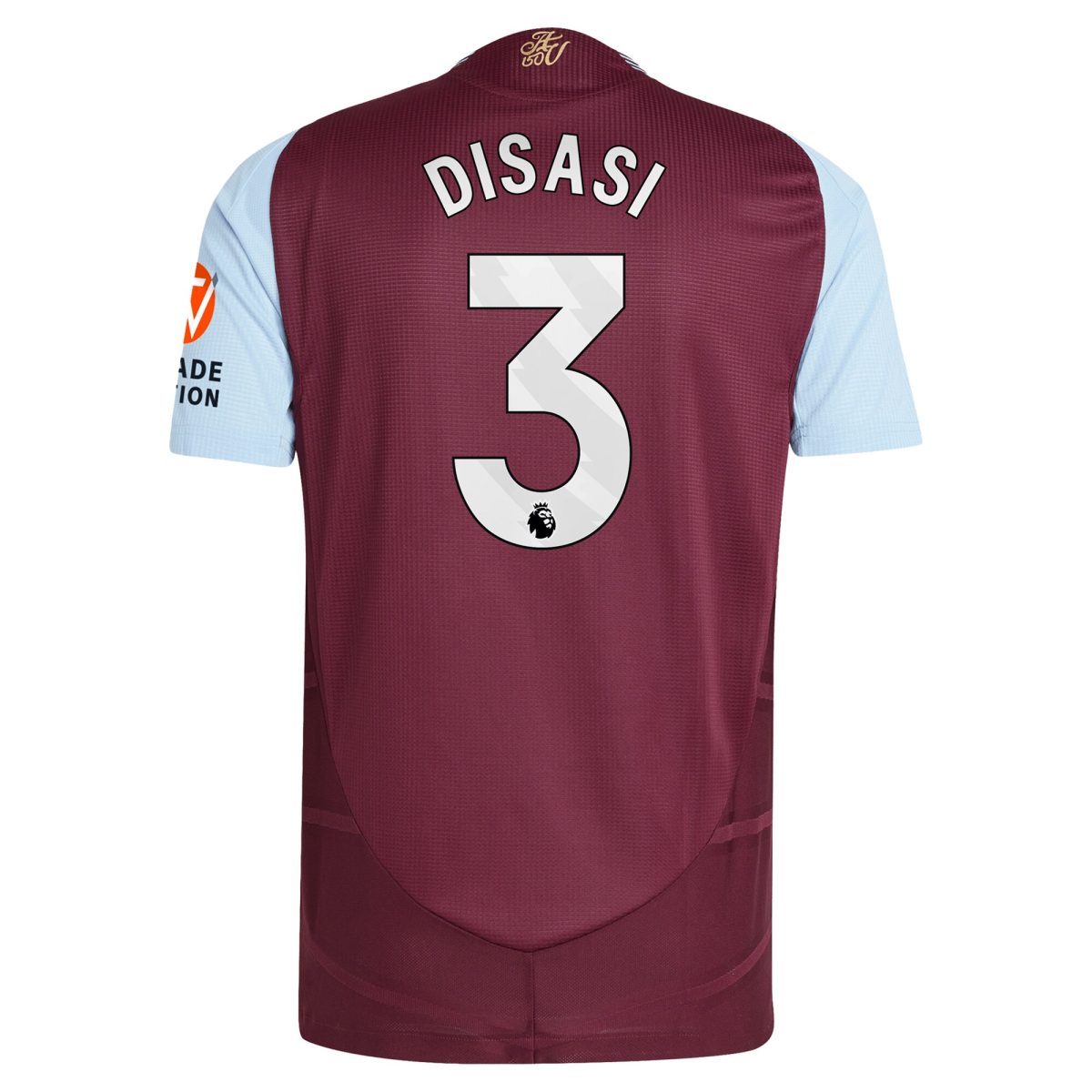 aston villa adidas home authentic shirt 2024-25 with disasi 3 printing Collection | Authentic Aston Villa Shirts