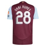 aston villa adidas home authentic shirt 2024-25 with gabi nunes 28 cup printing Collection | Authentic Aston Villa Shirts
