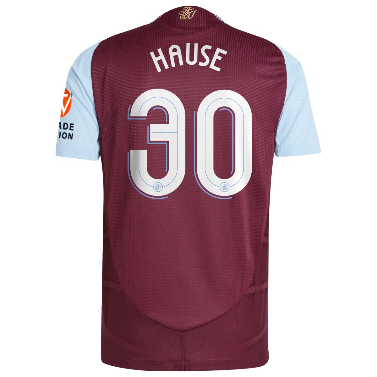 aston villa adidas home authentic shirt 2024-25 with hause 30 cup printing Collection | Authentic Aston Villa Shirts