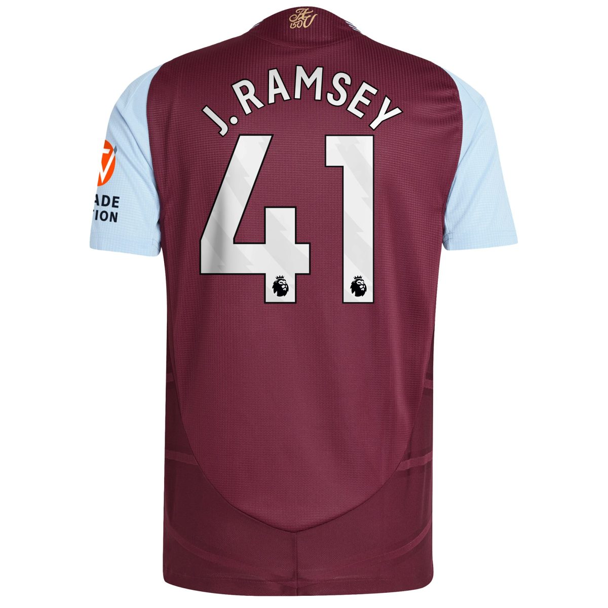 aston villa adidas home authentic shirt 2024-25 with j. ramsey 41 printing Collection | Authentic Aston Villa Shirts
