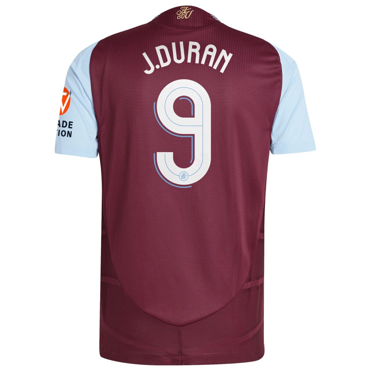 aston villa adidas home authentic shirt 2024-25 with j.duran 9 cup printing Collection | Authentic Aston Villa Shirts
