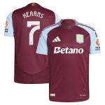 aston villa adidas home authentic shirt 2024-25 with kearns 7 cup printing Collection | Authentic Aston Villa Shirts