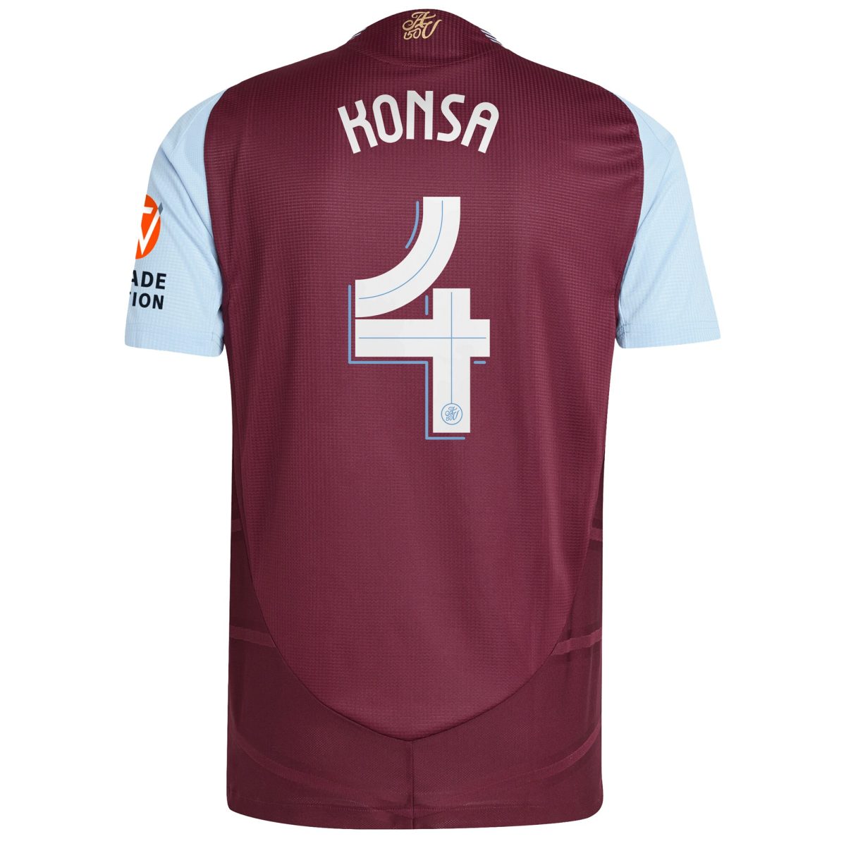 aston villa adidas home authentic shirt 2024-25 with konsa 4 cup printing Collection | Authentic Aston Villa Shirts