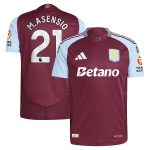 aston villa adidas home authentic shirt 2024-25 with m.asensio 21 printing Collection | Authentic Aston Villa Shirts
