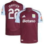 aston villa adidas home authentic shirt 2024-25 with maatsen 22 cup printing Collection | Authentic Aston Villa Shirts