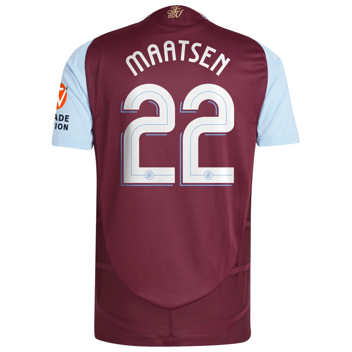 aston villa adidas home authentic shirt 2024-25 with maatsen 22 cup printing Collection | Authentic Aston Villa Shirts