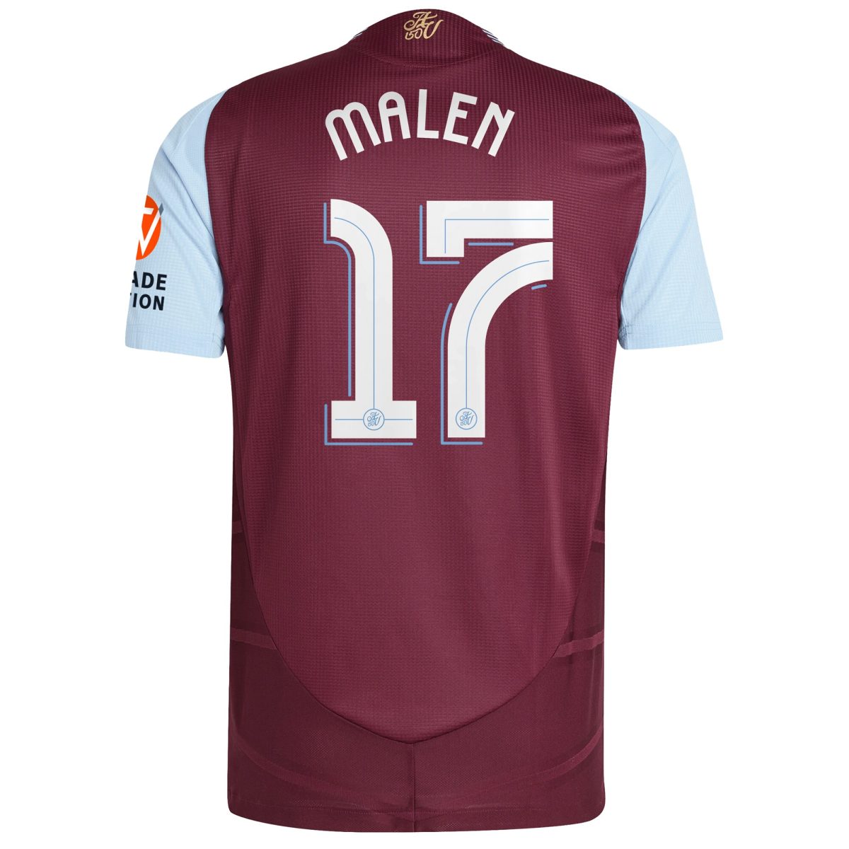 aston villa adidas home authentic shirt 2024-25 with malen 17 cup printing Collection | Authentic Aston Villa Shirts
