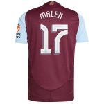 aston villa adidas home authentic shirt 2024-25 with malen 17 cup printing Collection | Authentic Aston Villa Shirts