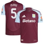 aston villa adidas home authentic shirt 2024-25 with mings 5 cup printing Collection | Authentic Aston Villa Shirts
