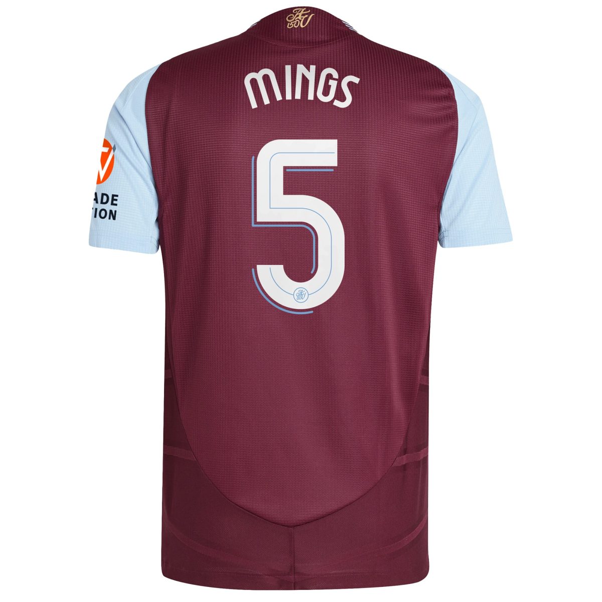 aston villa adidas home authentic shirt 2024-25 with mings 5 cup printing Collection | Authentic Aston Villa Shirts