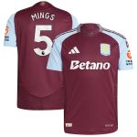 aston villa adidas home authentic shirt 2024-25 with mings 5 printing Collection | Authentic Aston Villa Shirts
