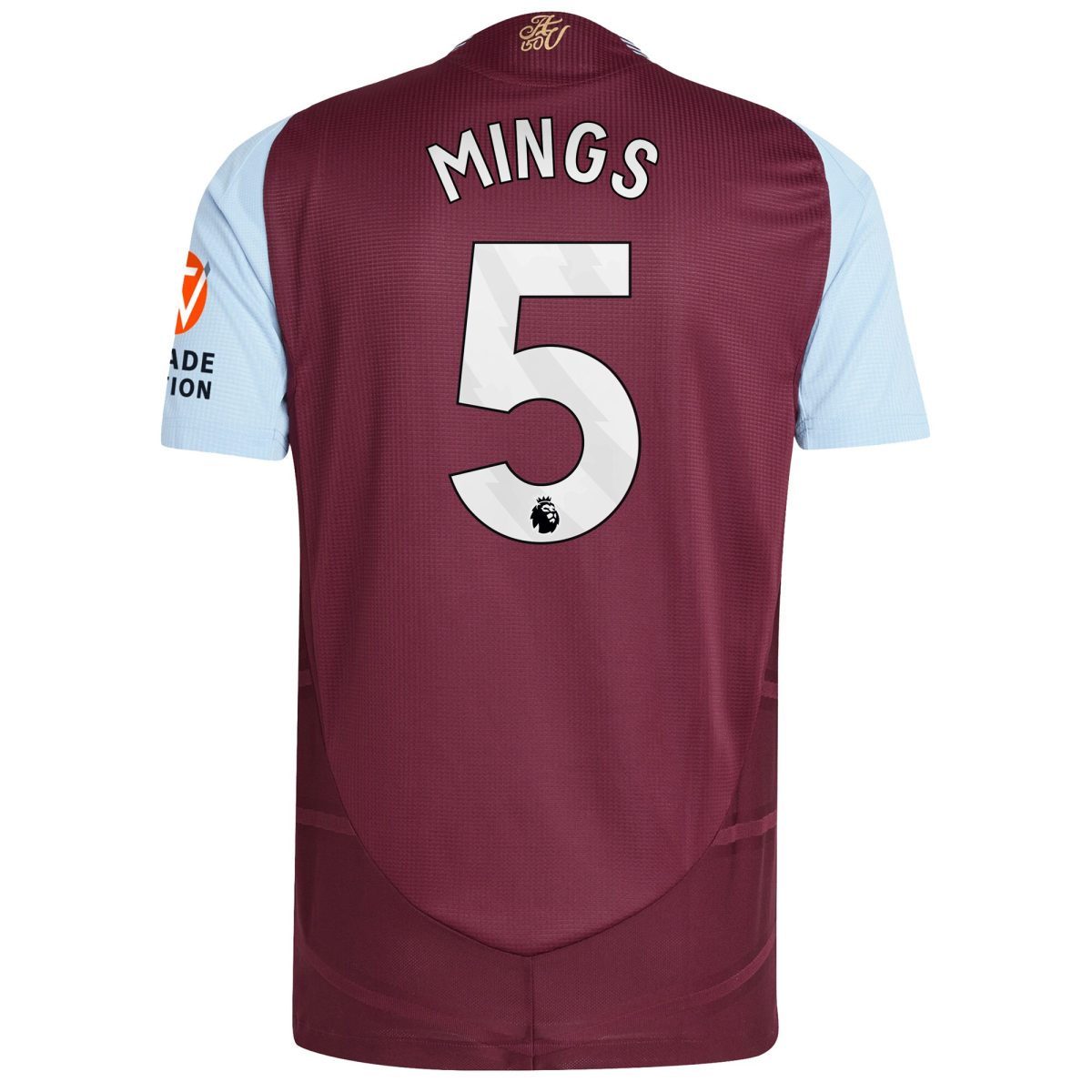 aston villa adidas home authentic shirt 2024-25 with mings 5 printing Collection | Authentic Aston Villa Shirts