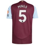 aston villa adidas home authentic shirt 2024-25 with mings 5 printing Collection | Authentic Aston Villa Shirts