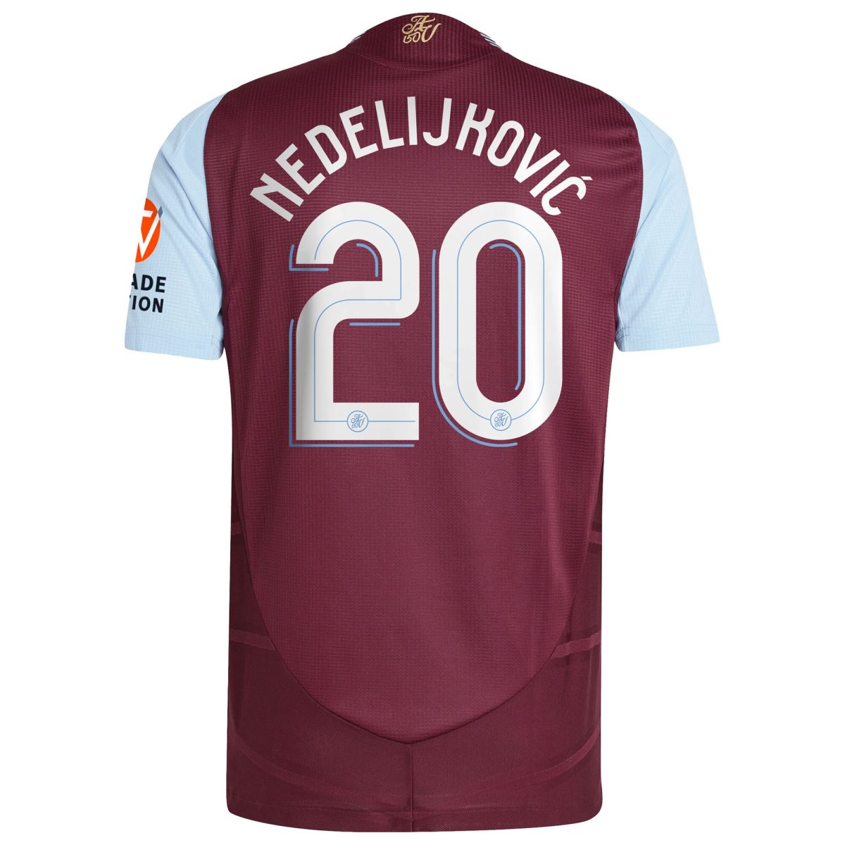 aston villa adidas home authentic shirt 2024-25 with nedeljković 20 cup printing Collection | Authentic Aston Villa Shirts