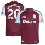 aston villa adidas home authentic shirt 2024-25 with nedeljković 20 printing Collection | Authentic Aston Villa Shirts