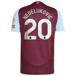 aston villa adidas home authentic shirt 2024-25 with nedeljković 20 printing Collection | Authentic Aston Villa Shirts