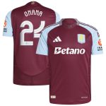 aston villa adidas home authentic shirt 2024-25 with onana 24 cup printing Collection | Authentic Aston Villa Shirts