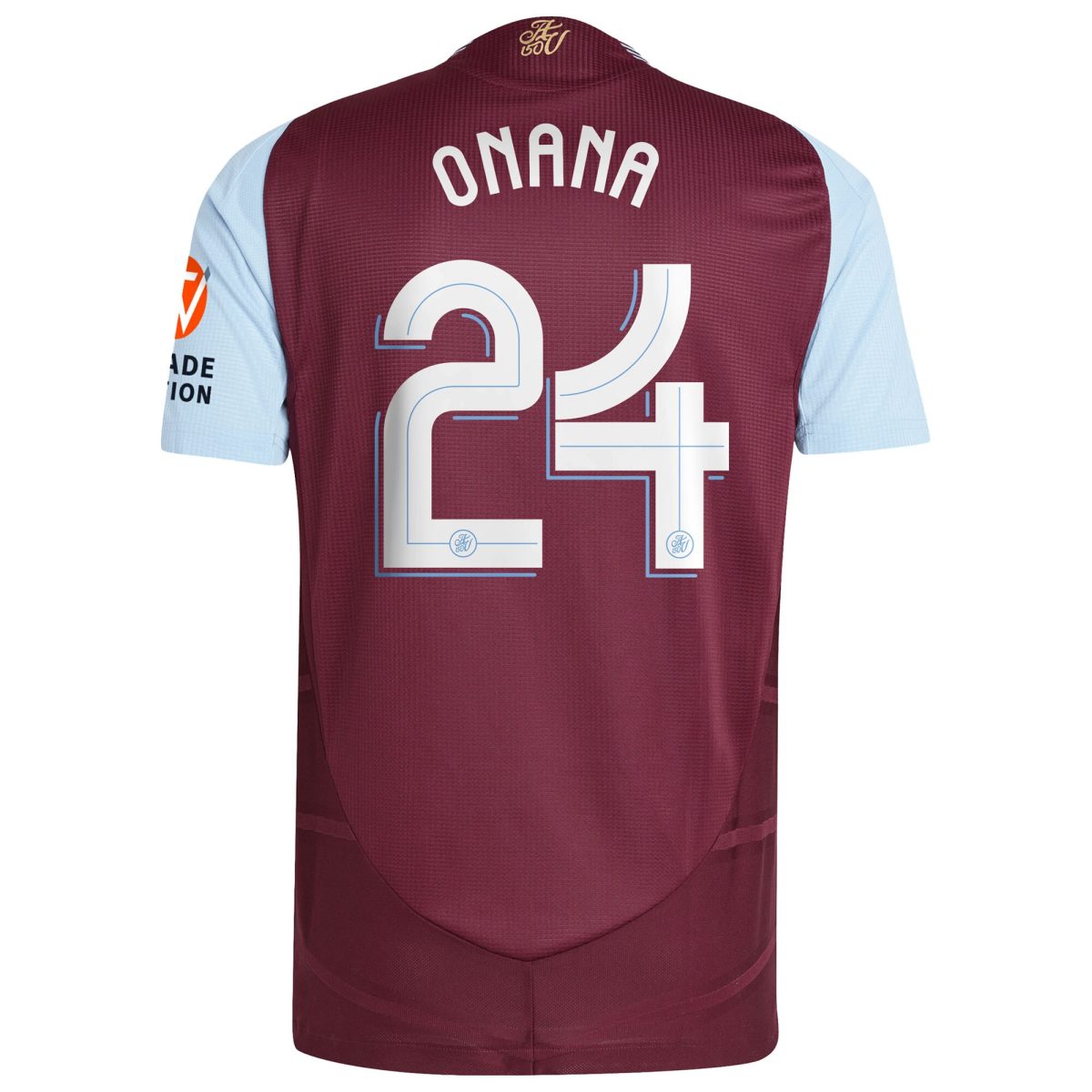 aston villa adidas home authentic shirt 2024-25 with onana 24 cup printing Collection | Authentic Aston Villa Shirts