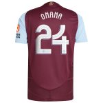 aston villa adidas home authentic shirt 2024-25 with onana 24 cup printing Collection | Authentic Aston Villa Shirts