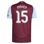 aston villa adidas home authentic shirt 2024-25 with parker 15 cup printing Collection | Authentic Aston Villa Shirts