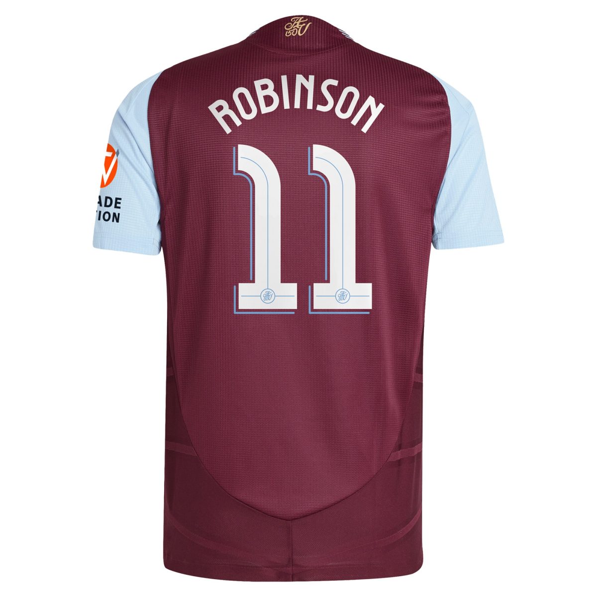 aston villa adidas home authentic shirt 2024-25 with robinson 11 cup printing Collection | Authentic Aston Villa Shirts