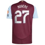 aston villa adidas home authentic shirt 2024-25 with rogers 27 cup printing Collection | Authentic Aston Villa Shirts