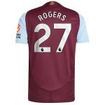 aston villa adidas home authentic shirt 2024-25 with rogers 27 printing Collection | Authentic Aston Villa Shirts