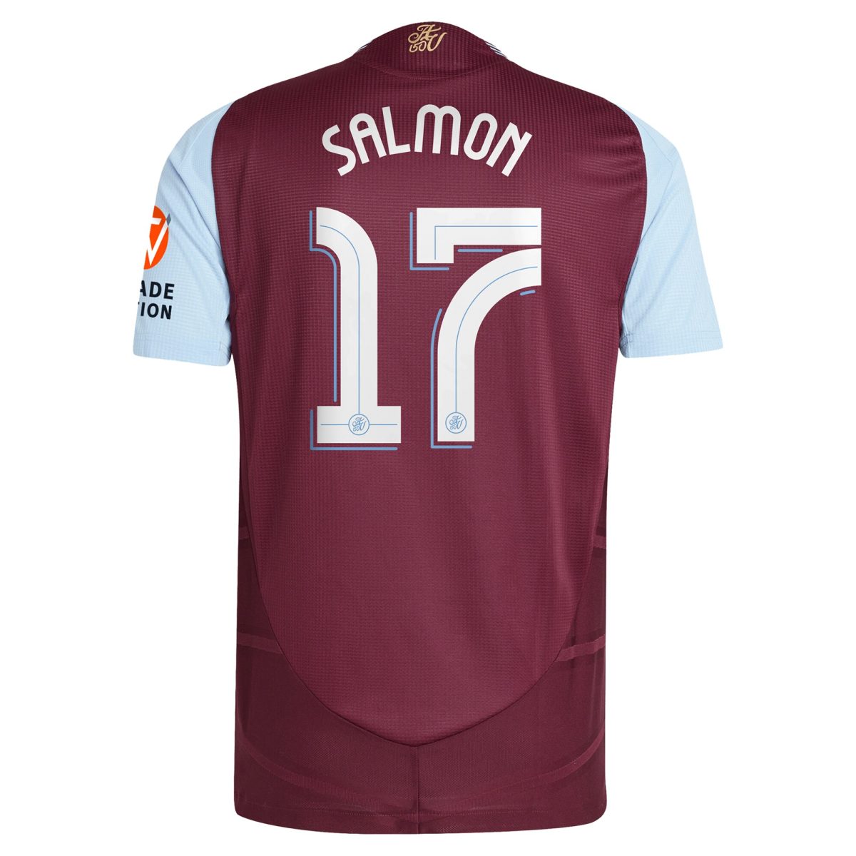 aston villa adidas home authentic shirt 2024-25 with salmon 17 cup printing Collection | Authentic Aston Villa Shirts