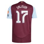 aston villa adidas home authentic shirt 2024-25 with salmon 17 cup printing Collection | Authentic Aston Villa Shirts