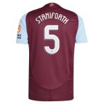 aston villa adidas home authentic shirt 2024-25 with staniforth 5 cup printing Collection | Authentic Aston Villa Shirts