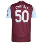 aston villa adidas home authentic shirt 2024-25 with swinkels 50 cup printing Collection | Authentic Aston Villa Shirts