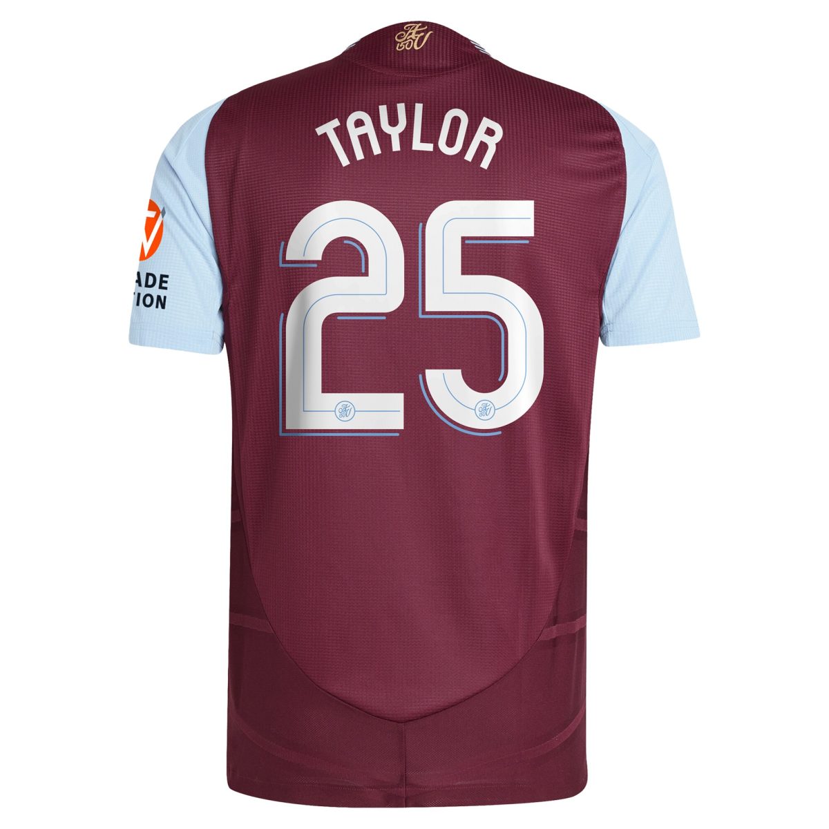 aston villa adidas home authentic shirt 2024-25 with taylor 25 cup printing Collection | Authentic Aston Villa Shirts