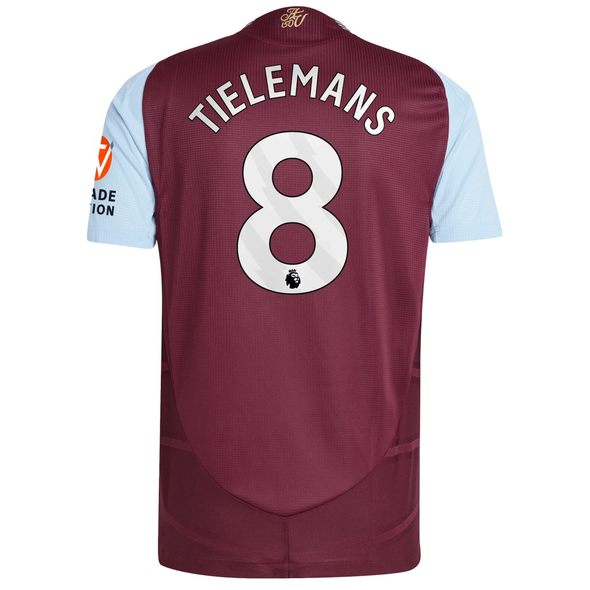 aston villa adidas home authentic shirt 2024-25 with tielemans 8 printing Collection | Authentic Aston Villa Shirts