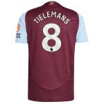 aston villa adidas home authentic shirt 2024-25 with tielemans 8 printing Collection | Authentic Aston Villa Shirts
