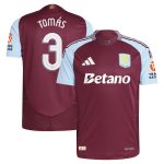 aston villa adidas home authentic shirt 2024-25 with tomás 3 cup printing Collection | Authentic Aston Villa Shirts
