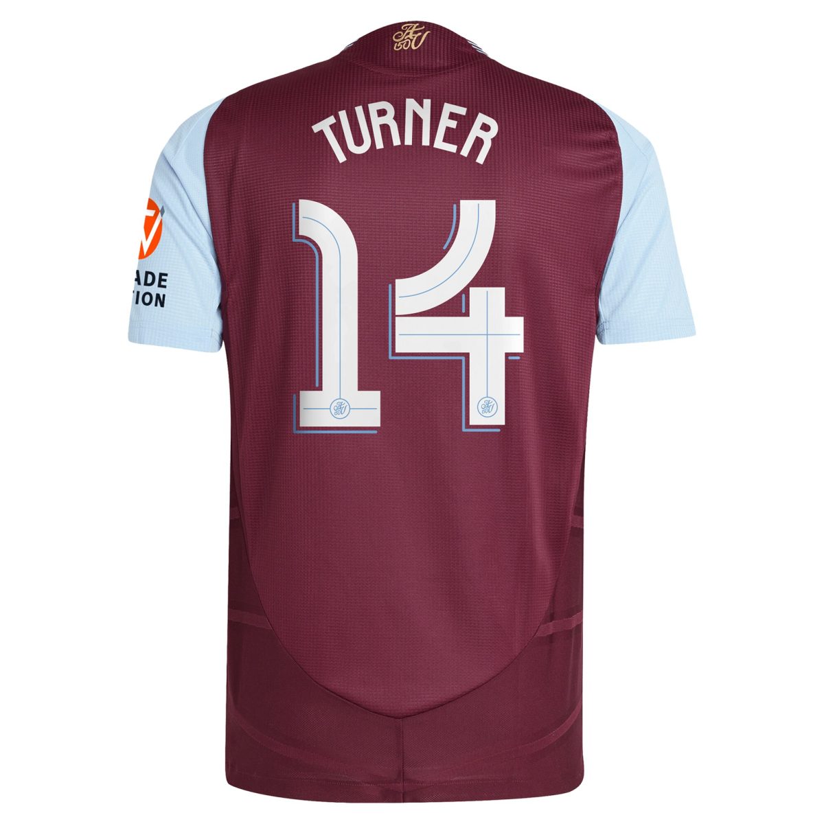 aston villa adidas home authentic shirt 2024-25 with turner 14 cup printing Collection | Authentic Aston Villa Shirts