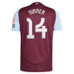 aston villa adidas home authentic shirt 2024-25 with turner 14 cup printing Collection | Authentic Aston Villa Shirts