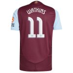 aston villa adidas home authentic shirt 2024-25 with watkins 11 cup printing Collection | Authentic Aston Villa Shirts