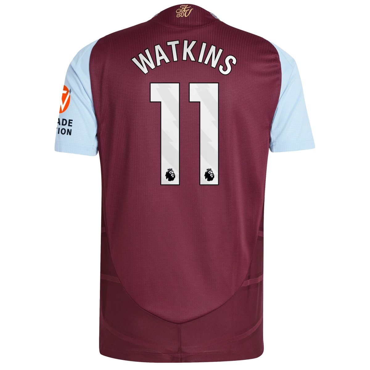 aston villa adidas home authentic shirt 2024-25 with watkins 11 printing Collection | Authentic Aston Villa Shirts
